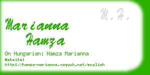 marianna hamza business card